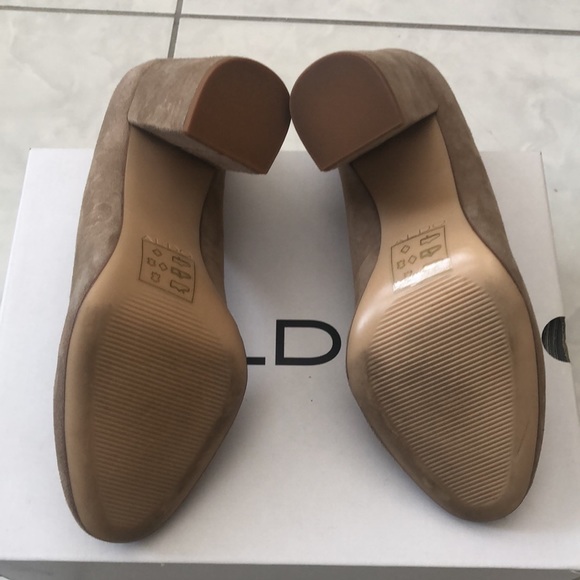 Tan Miryma Block Pumps - Picture 6 of 7